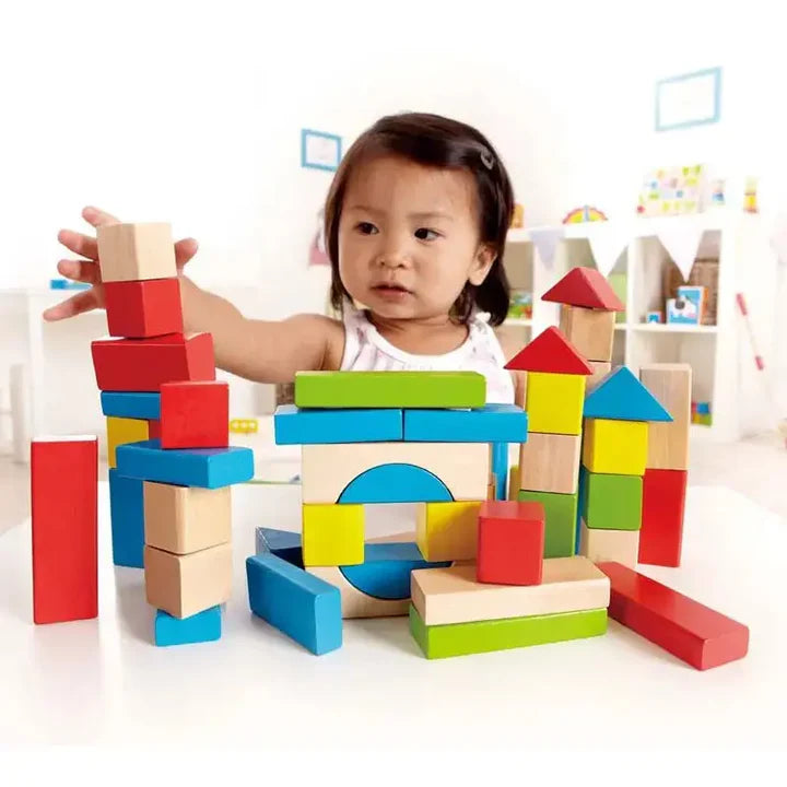 Hape Maple Block Set - 50 Pieces
