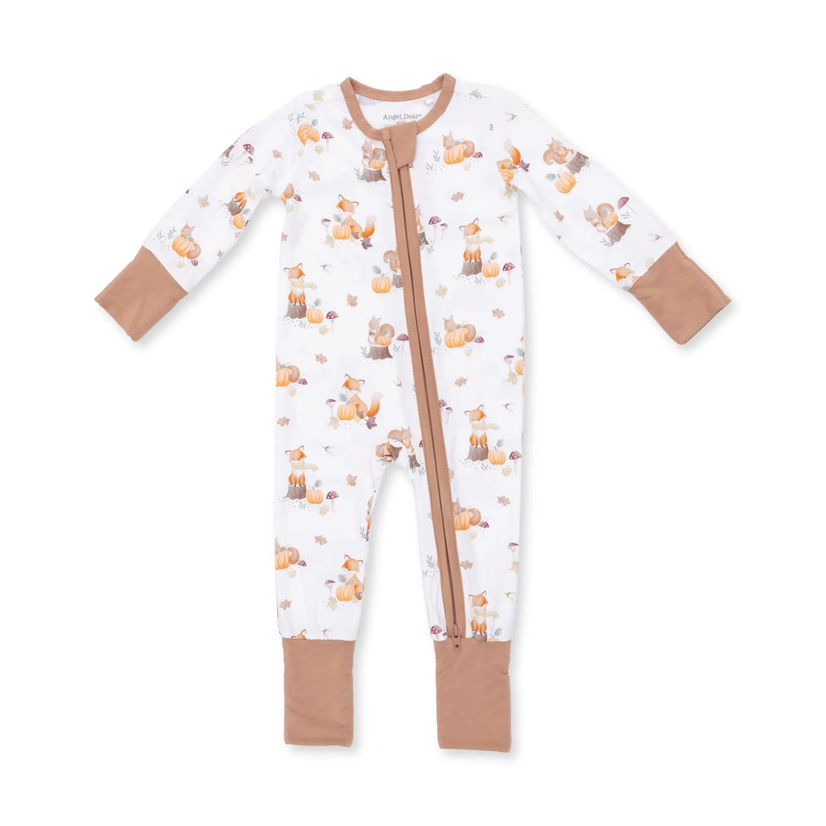 Angel Dear Woodland Animals with Pumpkins Convertible Romper