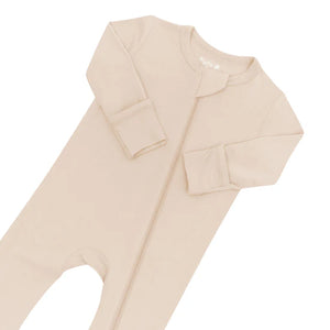 Kyte Baby Zippered Footie / Bisque