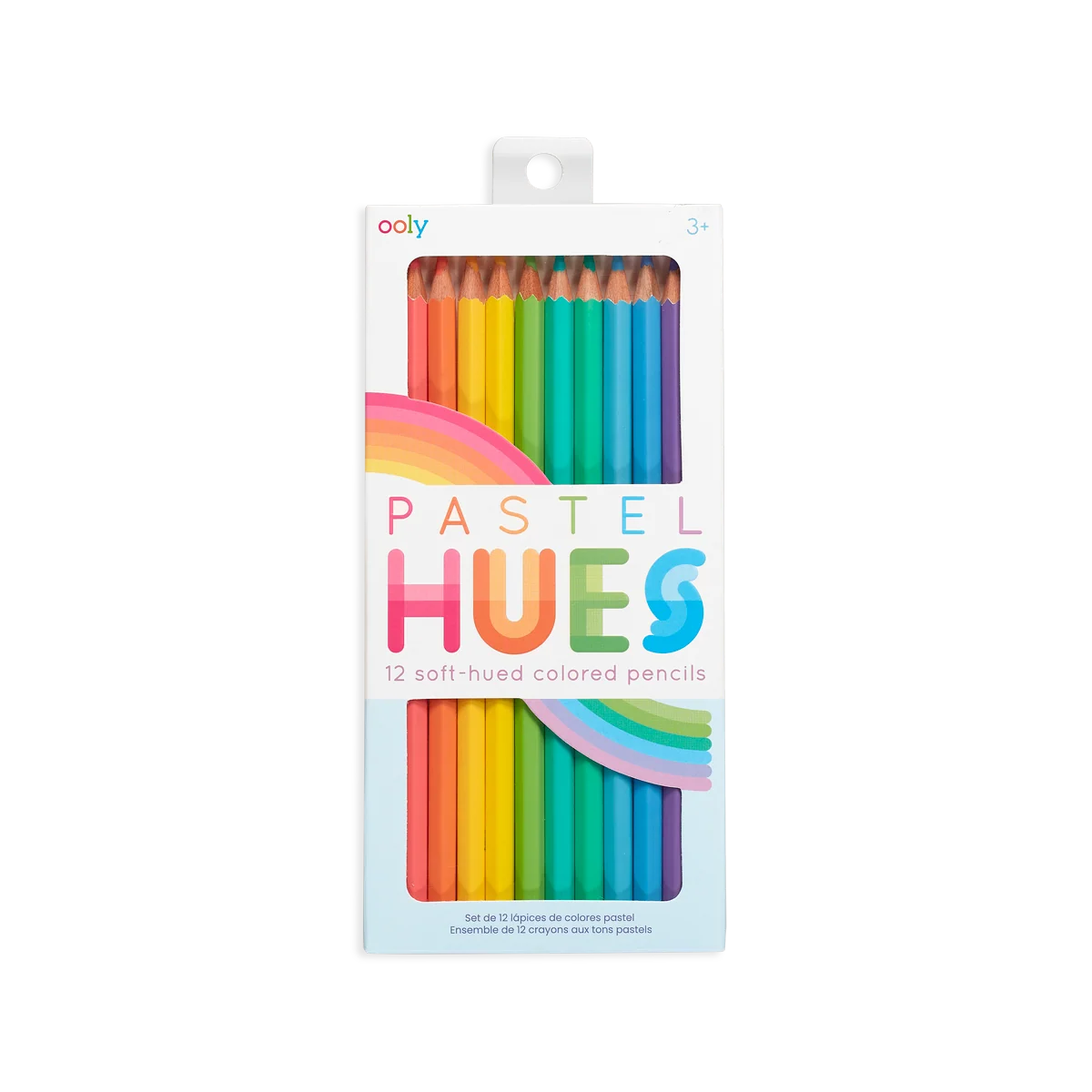 Pastel Hues Colored Pencils - Set of 12