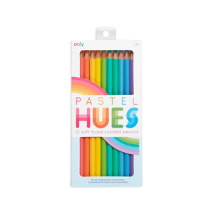 Pastel Hues Colored Pencils - Set of 12