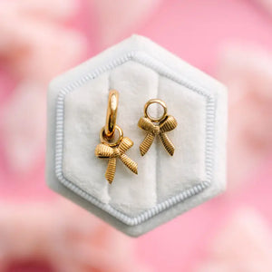 Pierced Classic Bow Earring Charms