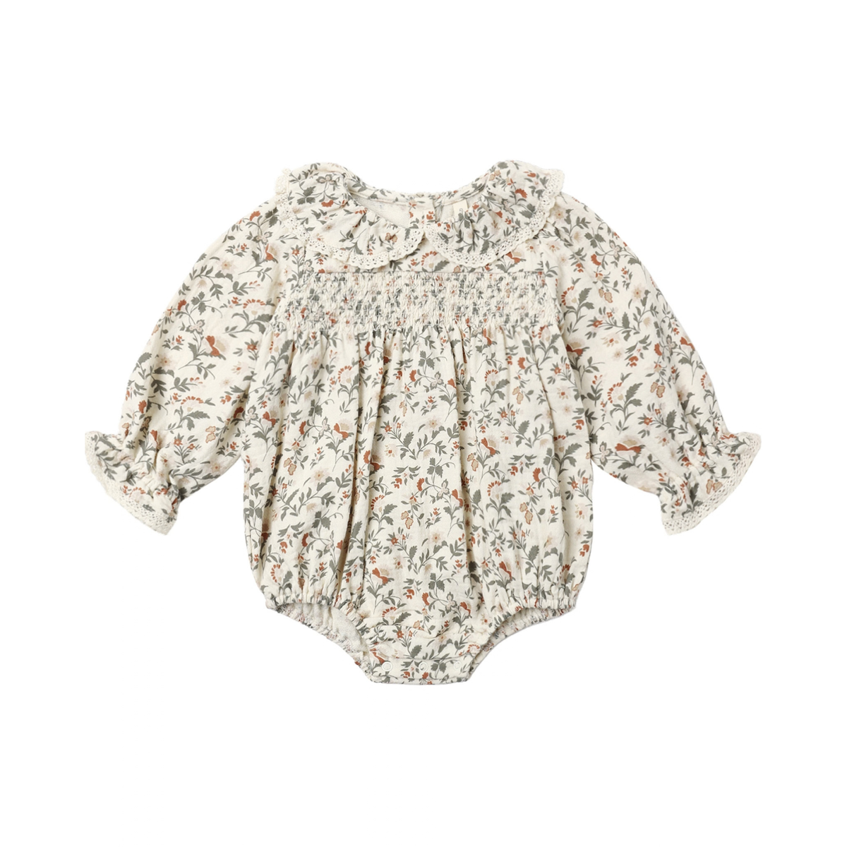 Quincy Mae Callie Romper / Holiday Floral