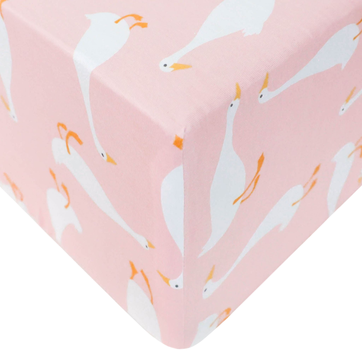 Copper Pearl Premium Knit Fitted Crib Sheet / Goosie