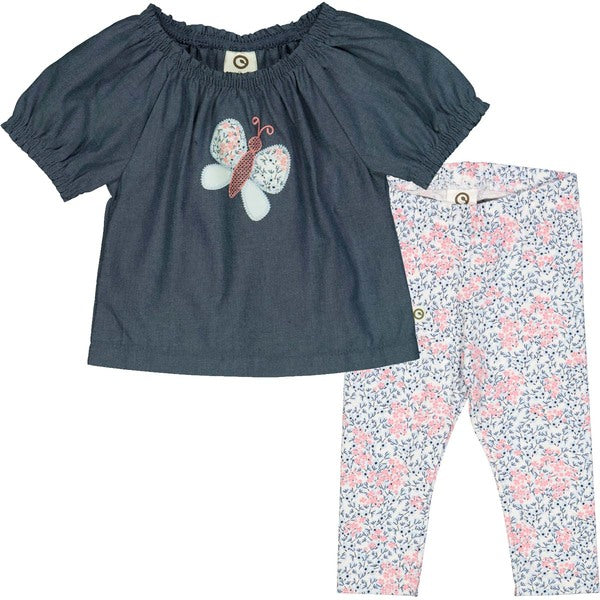 Muesli Petit Butterfly Top + Leggings Set