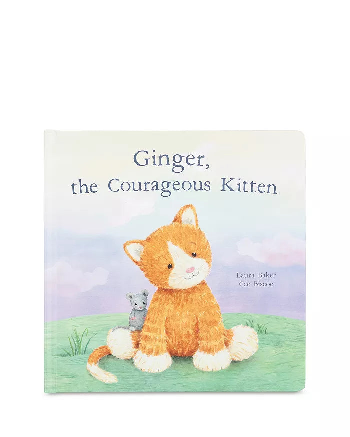 Jellycat Ginger, the Courageous Kitten Board Book