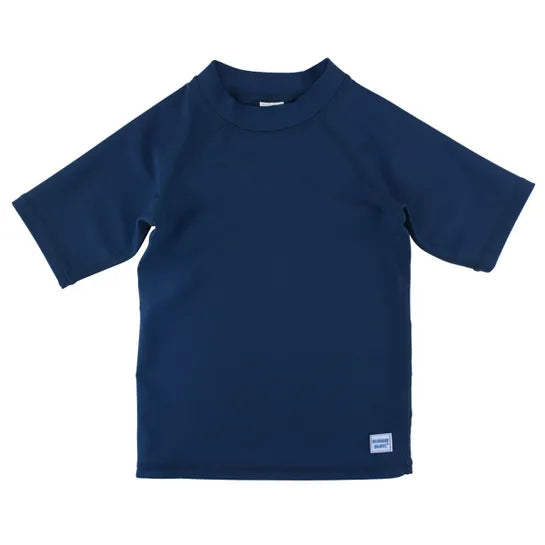 RuggedButts Navy Short Sleeve Rash Guard