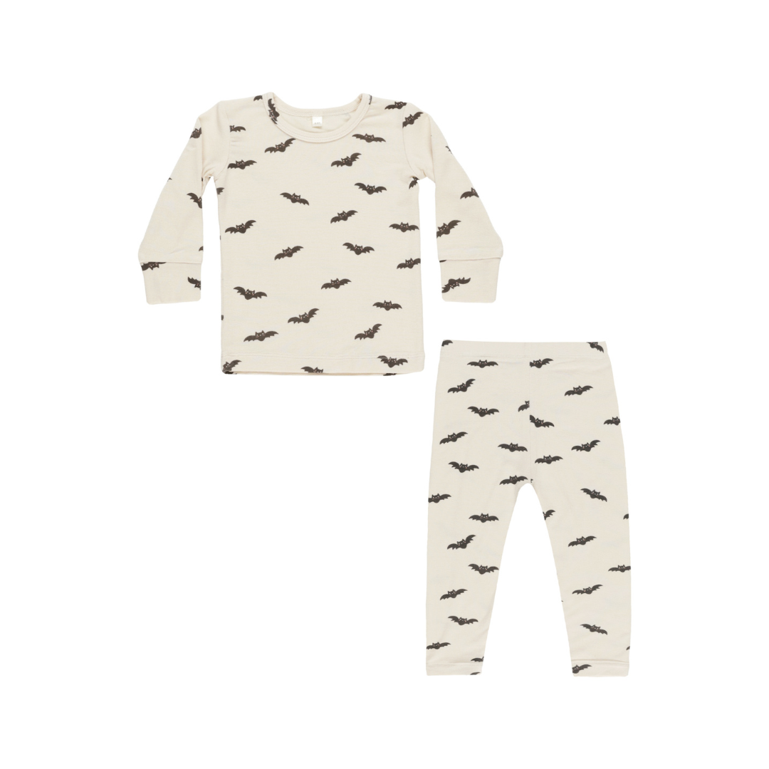 Quincy Mae Bamboo Pajama Set / Bats