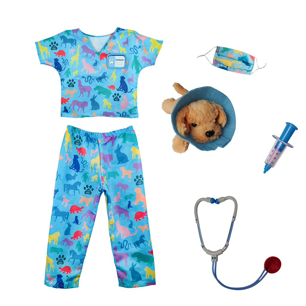 Veterinarian Scrubs with Accessories