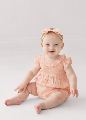 Mabel + Honey Jane Romper / Pink