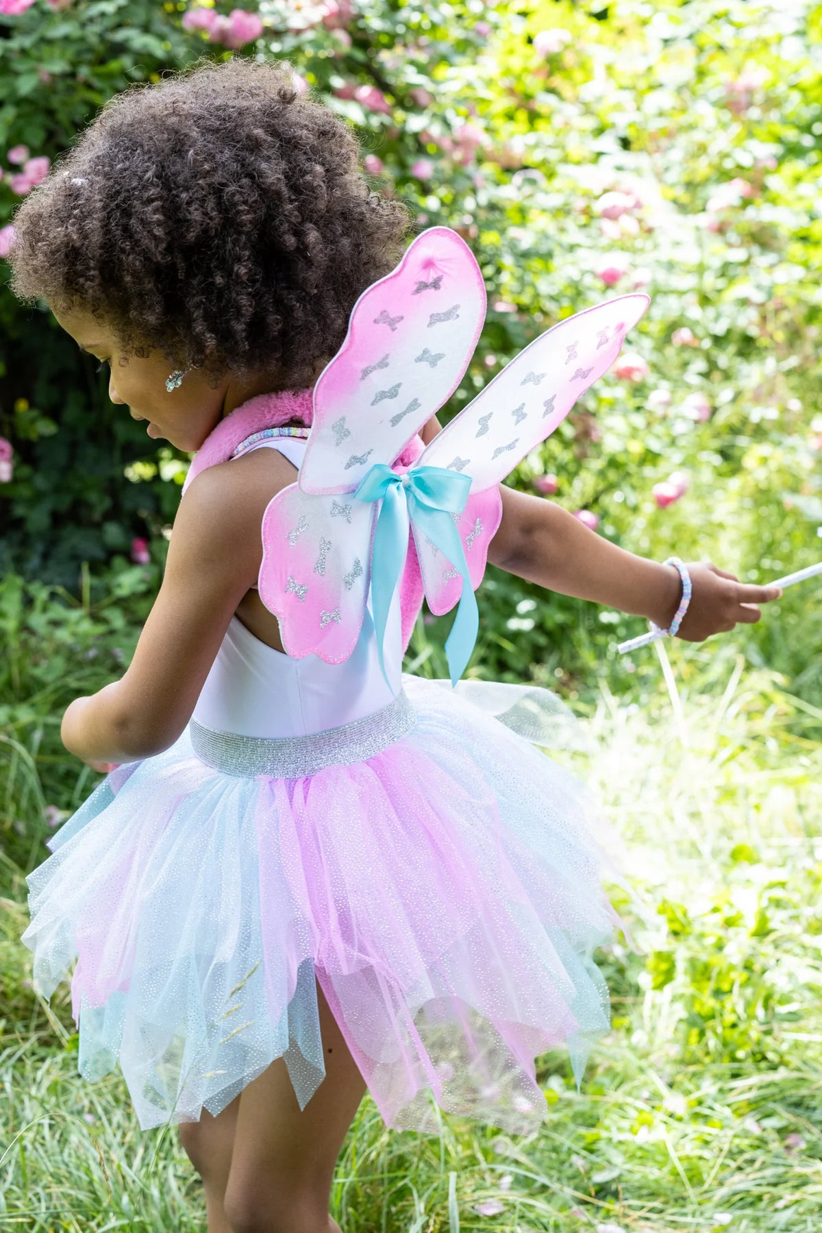 Think Mint Pink Skirt, Wings, & Wand Set - 4-6 Years