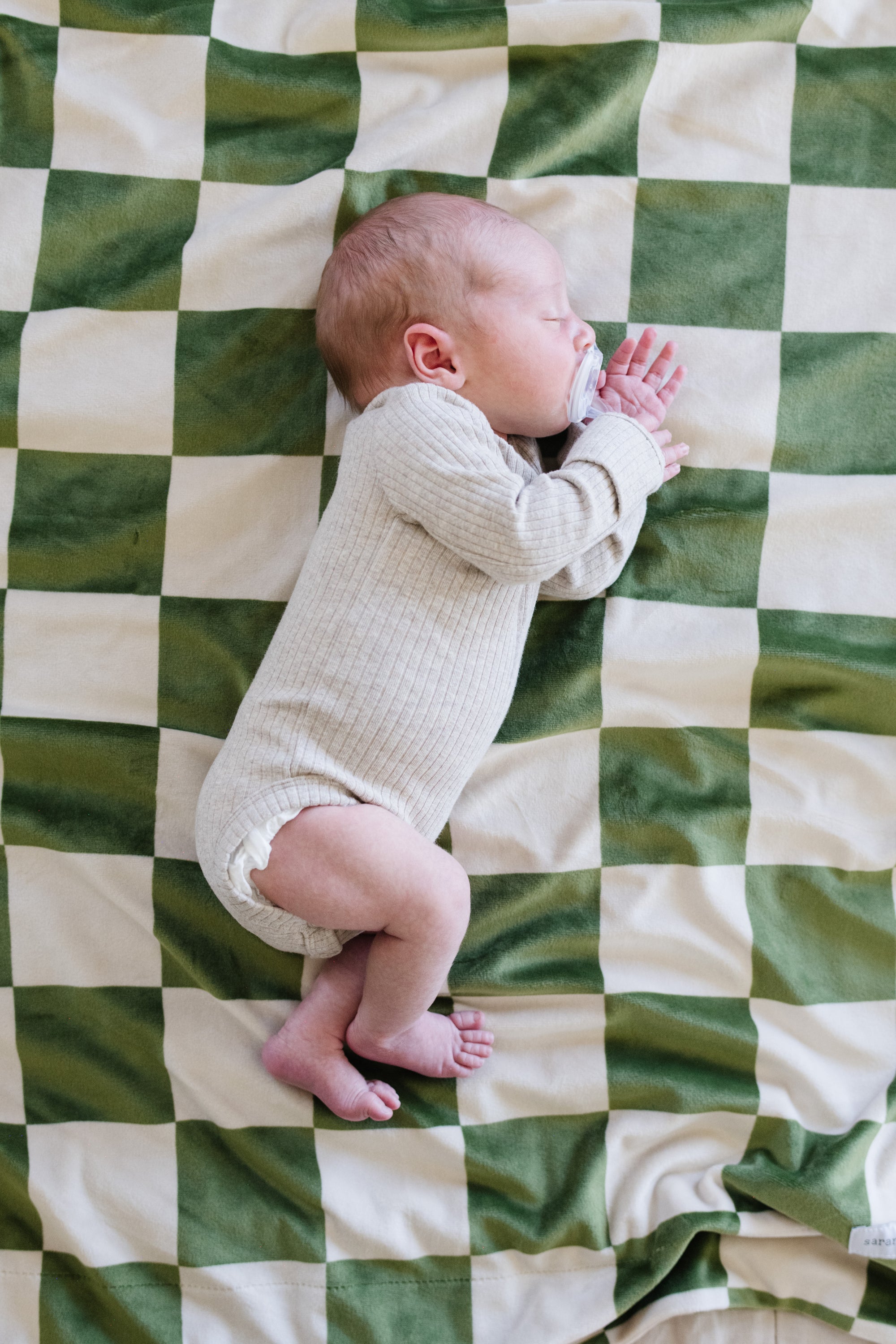 Saranoni Minky Stretch Blanket / Receiving (30"x40")