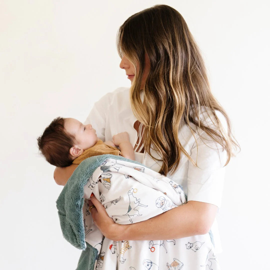 Saranoni Minky Lush Receiving Blanket (30"x40")