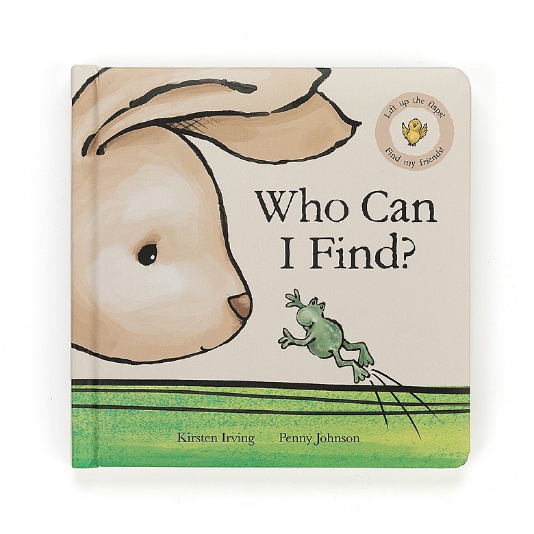 Jellycat Who Can I Find? Board Book
