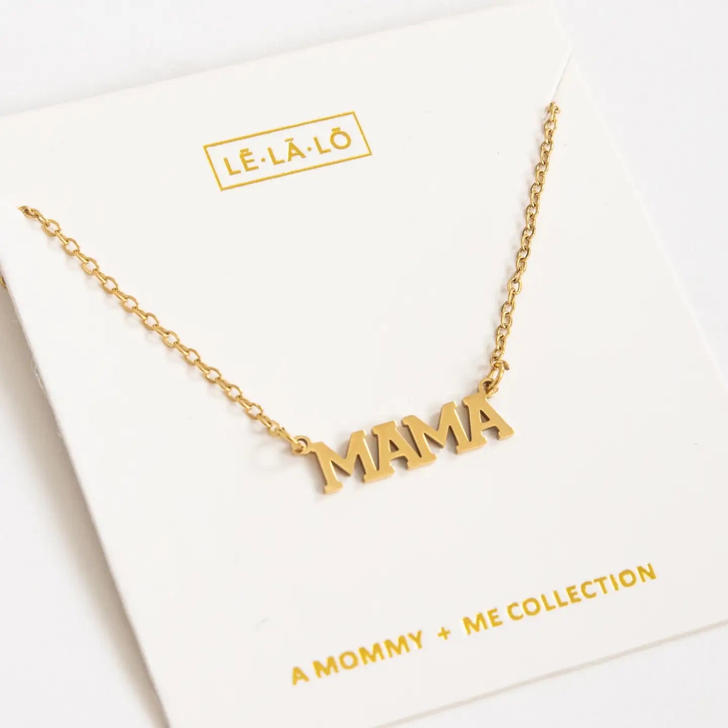 Gold MAMA Necklace