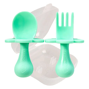 grabease Ergonomic Toddler Fork & Spoon Set