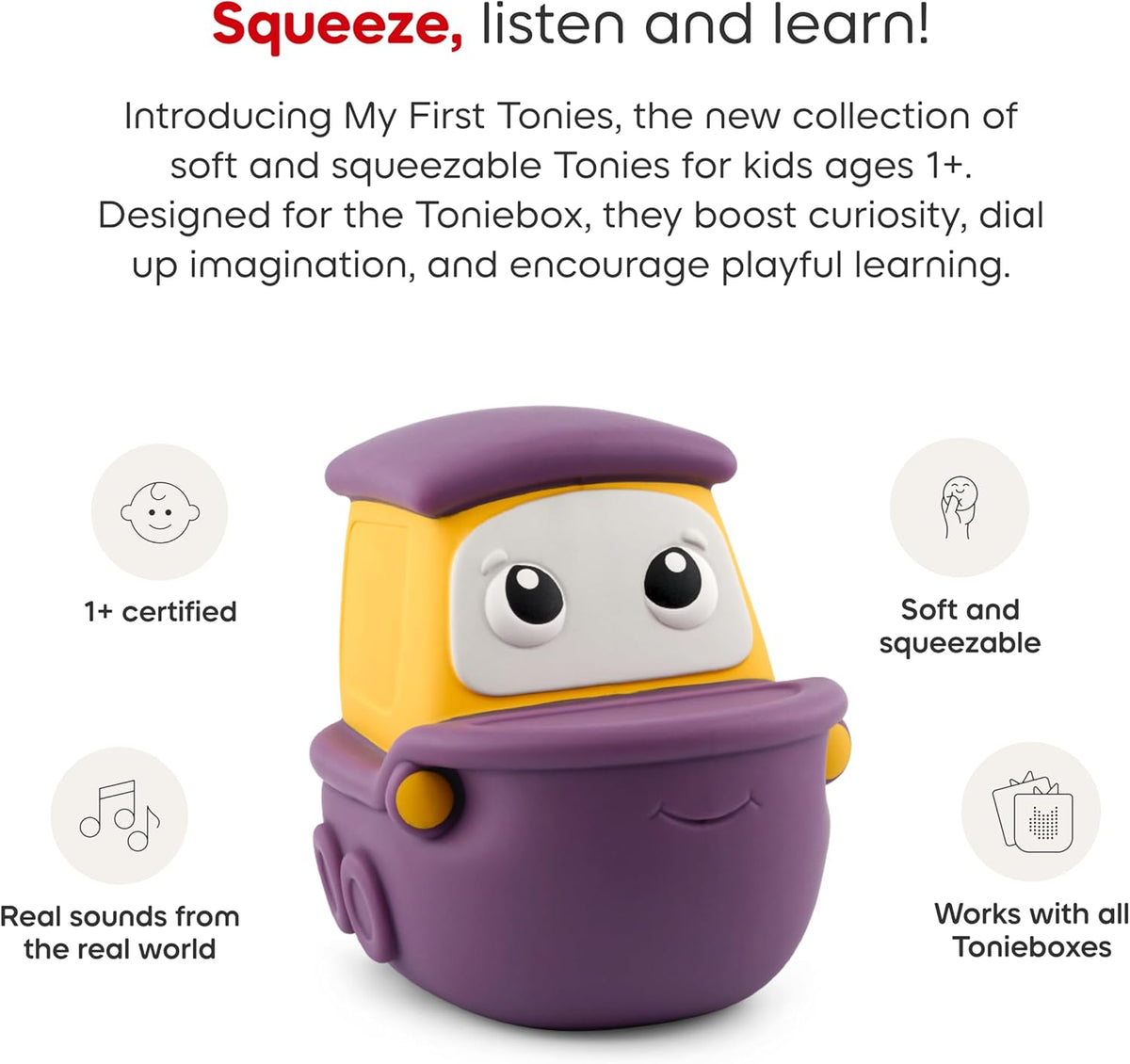 My First Tonies: Transportation Set - Airplane, Ship, Train