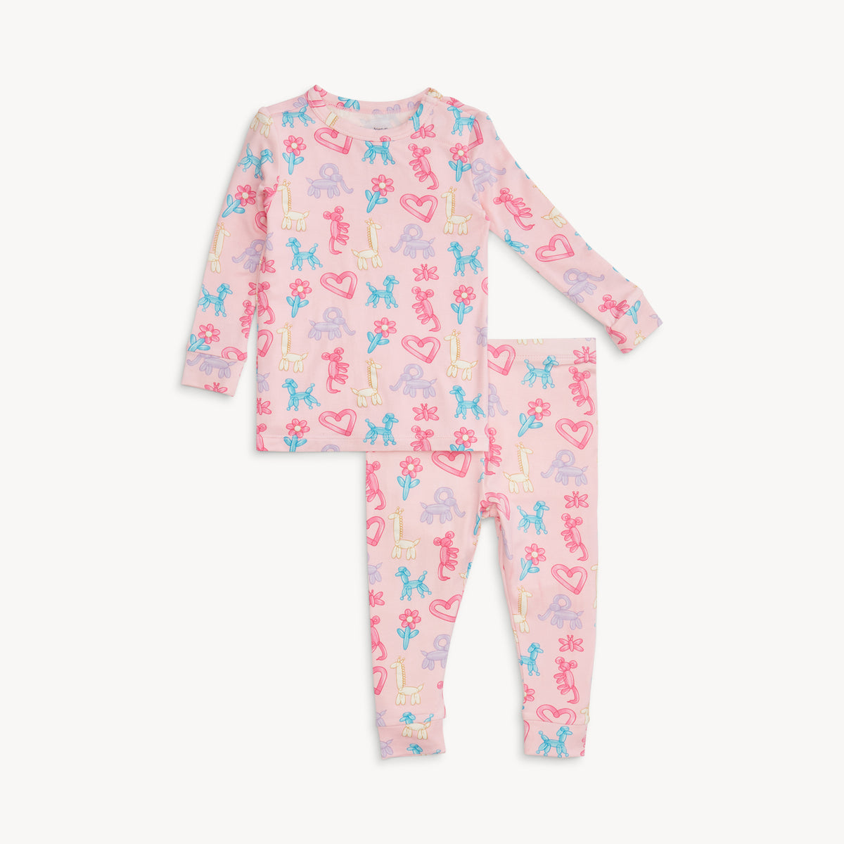 Magnetic Me Modal Glow in the Dark Pajama Set / Pink Party Animals