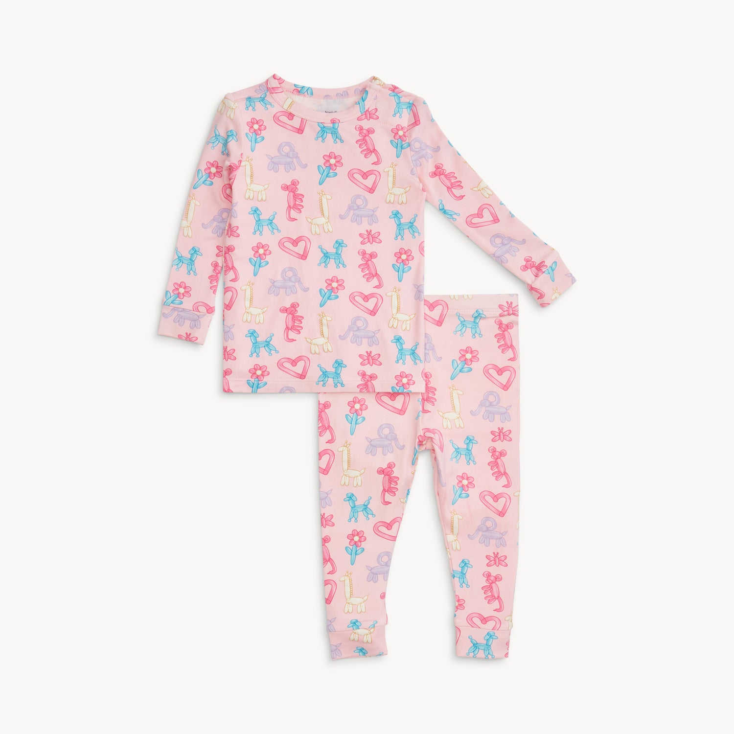 Magnetic Me Modal Glow in the Dark Pajama Set / Pink Party Animals