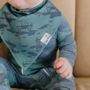 Copper Pearl Bandana Bibs / Hunter