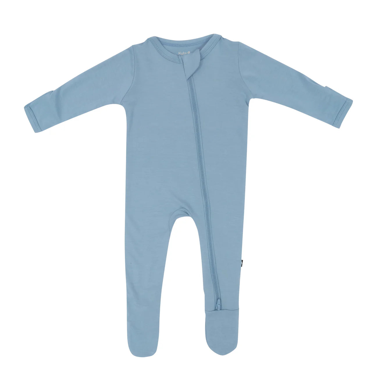 Kyte Baby Zippered Footie / Slate