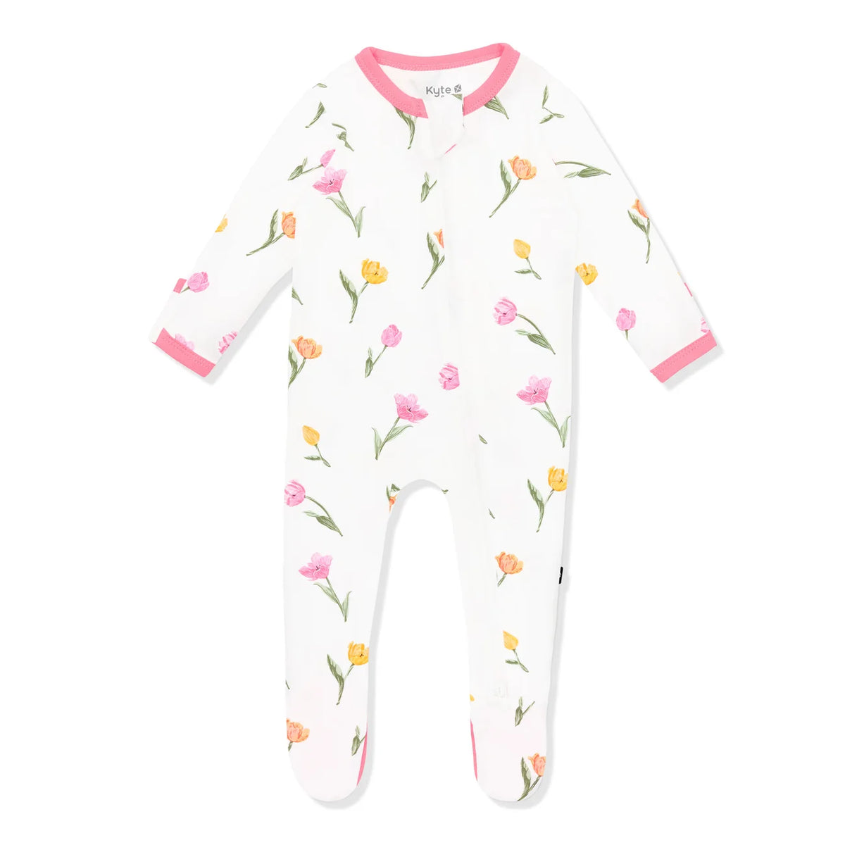 Kyte Baby Zippered Footie / Tulip