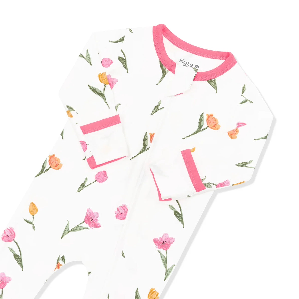 Kyte Baby Zippered Footie / Tulip