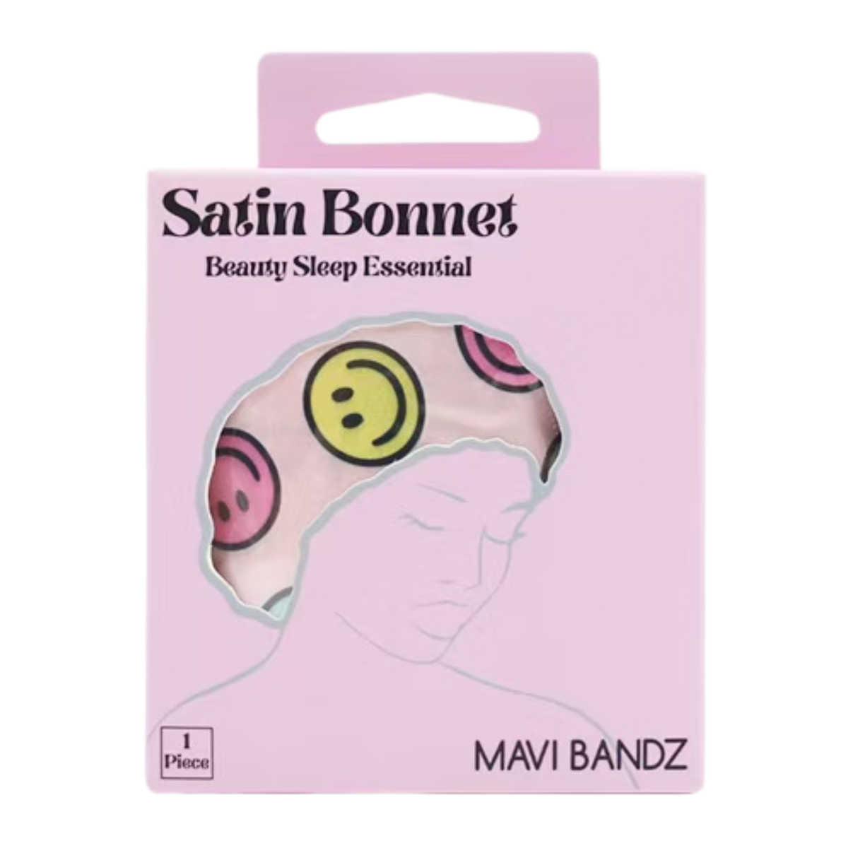 Smiley Satin Bonnet