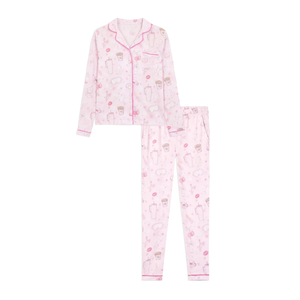 Blush Club Girl's Long Sleeve Jersey PJ Set