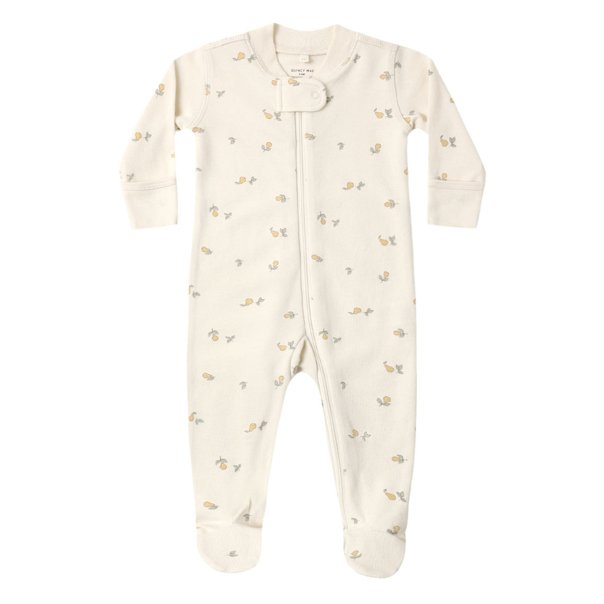 Quincy Mae Zip Sleeper Footie / Pears