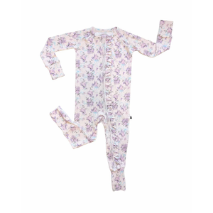 Lev Baby Ruffled Poppy Convertible Romper / Etta Floral