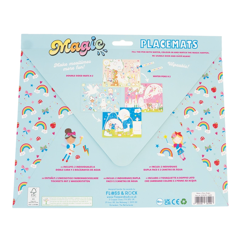 Magic Water Placemats / Rainbow Fairy