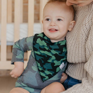 Copper Pearl Bandana Bibs / Hunter