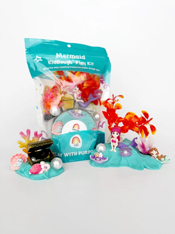 Sensory Dough-to-Go Kit / Mermaid