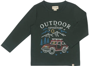 Me & Henry Cherokee Long Sleeve Tee / Green Outdoor