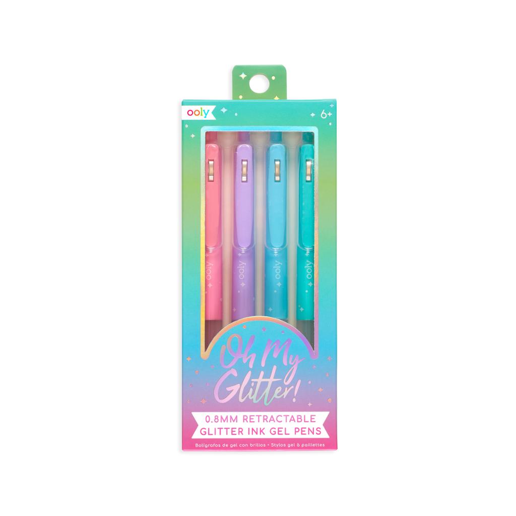 Ooly Oh My Glitter! Retractable Glitter In Gel Pen Set