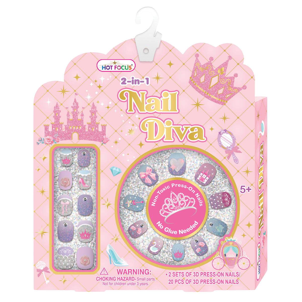 Nail Diva Princess Press-On Nails Set