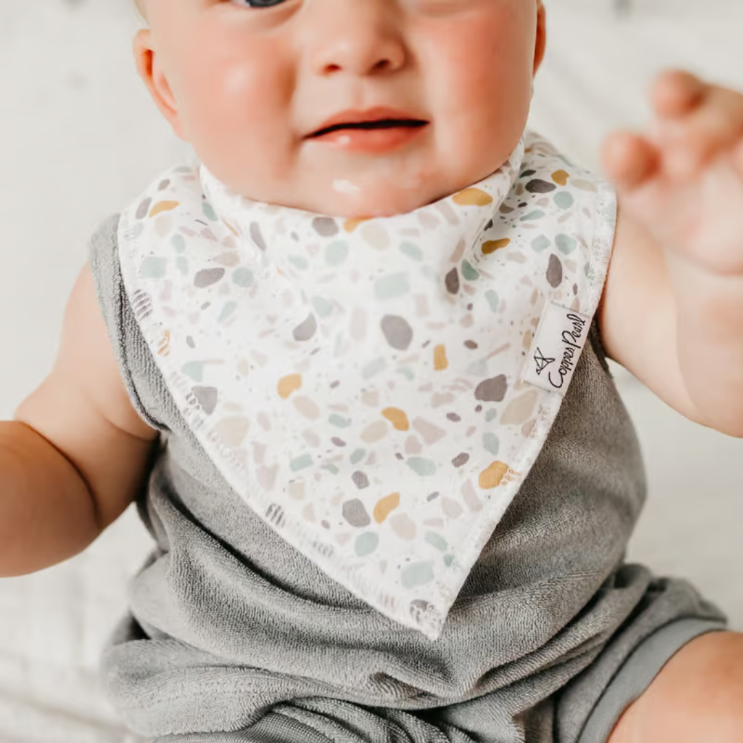 Copper Pearl Bandana Bibs / Rex