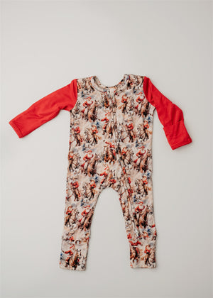 Cowboy Claus Convertible Romper