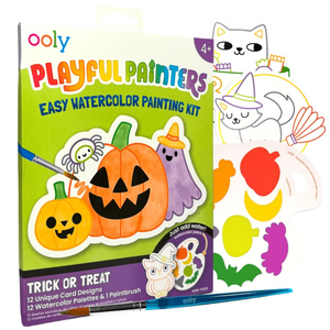 Ooly Playful Painters: Easy Watercolor Painting Kit - Trick or Treat