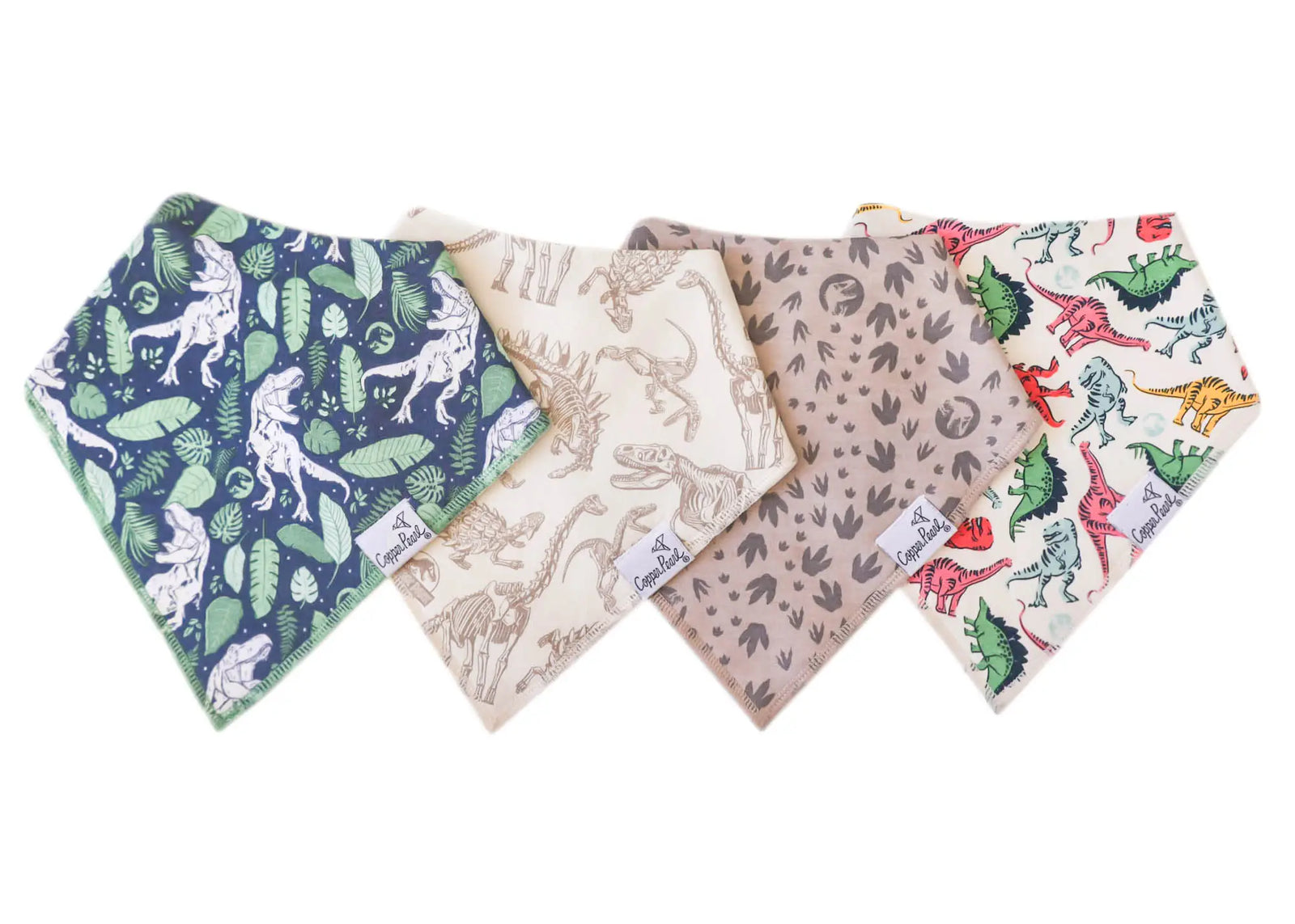 Copper Pearl Bandana Bibs / Jurassic Park