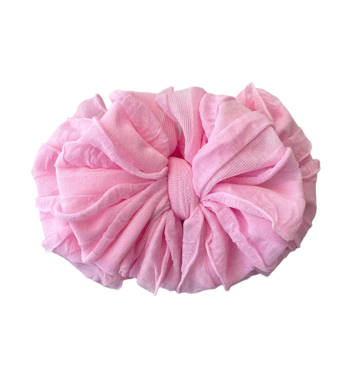 Ruffle Headband - Bubblegum