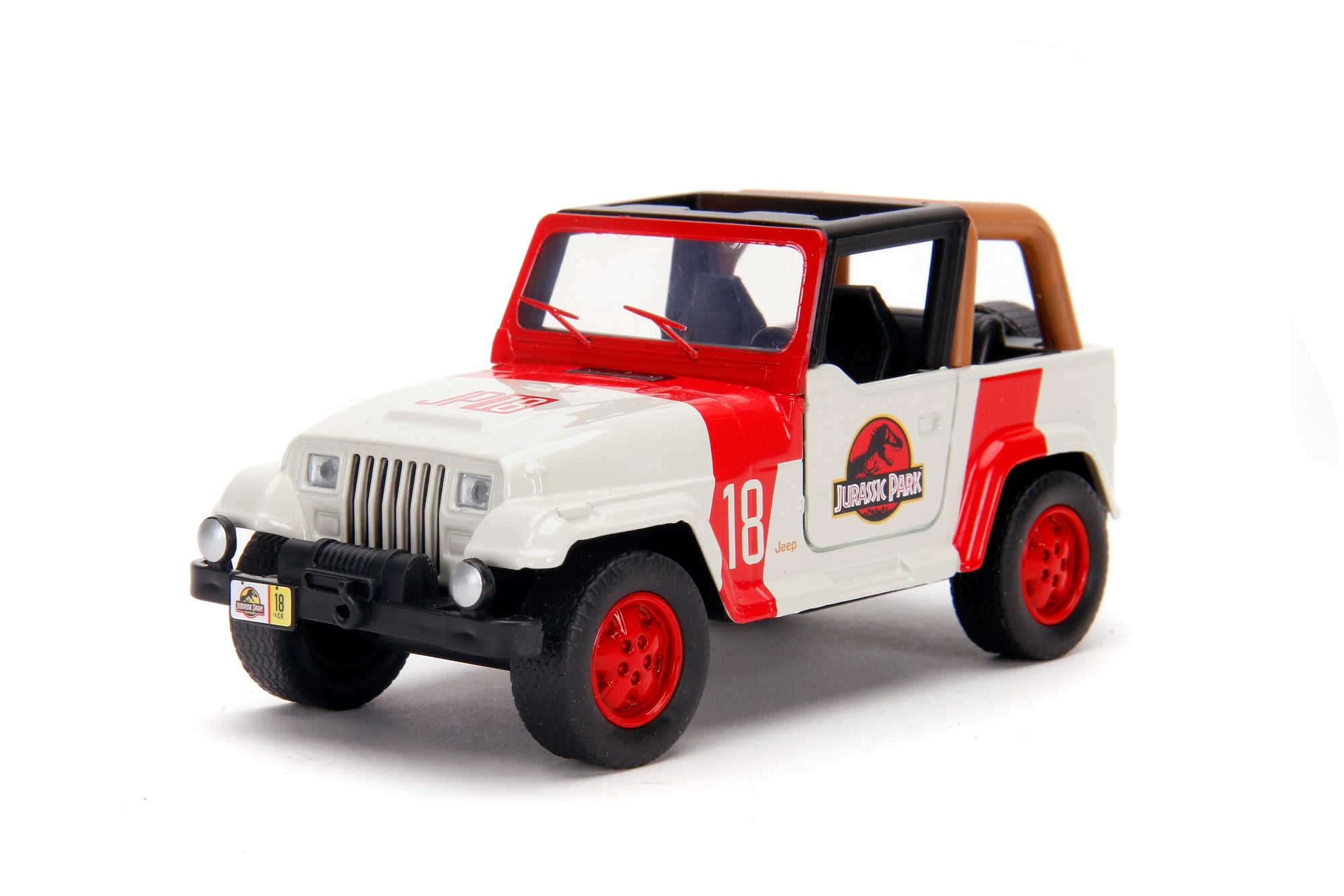 Jurassic Park Jeep Wrangler Die-Cast Car 1:32 Scale