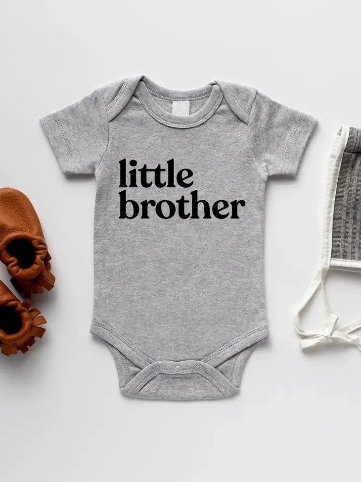 Little Brother Onesie / Grey