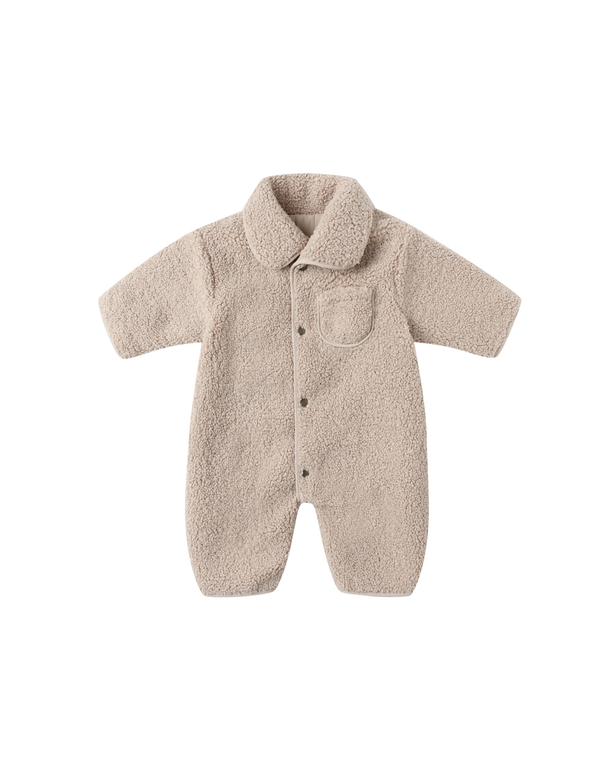 Quincy Mae Shearling Jumpsuit / Oat