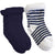 Kushies Terry Socks 2-Pack / Navy - 0-3 Months