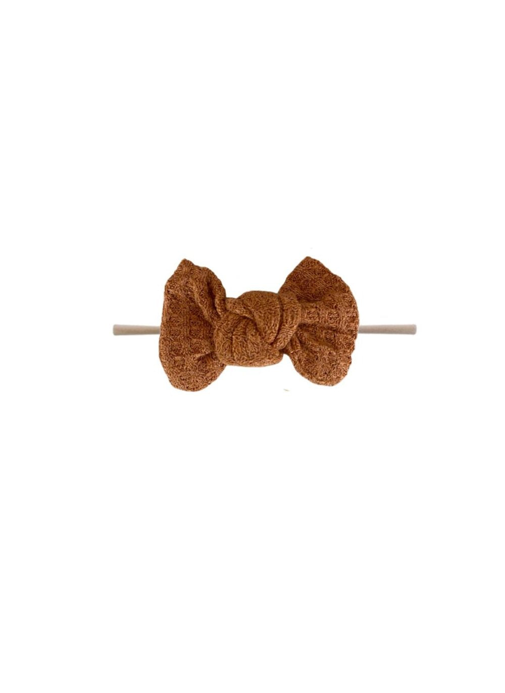 Waffle Knot Headband - Burnt Orange