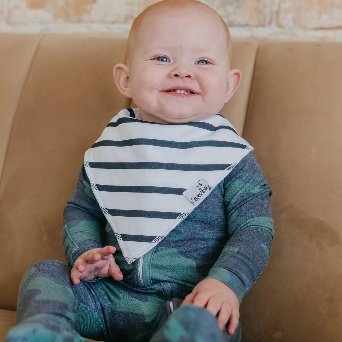 Copper Pearl Bandana Bibs / Hunter