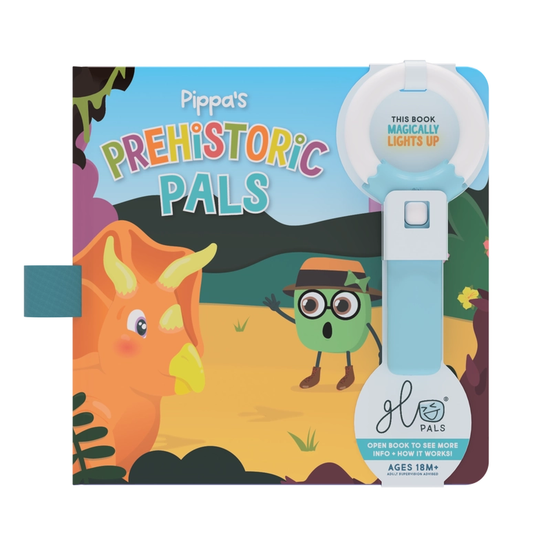 Glo Pals Light-Up Book - Pippa Prehistoric Pals