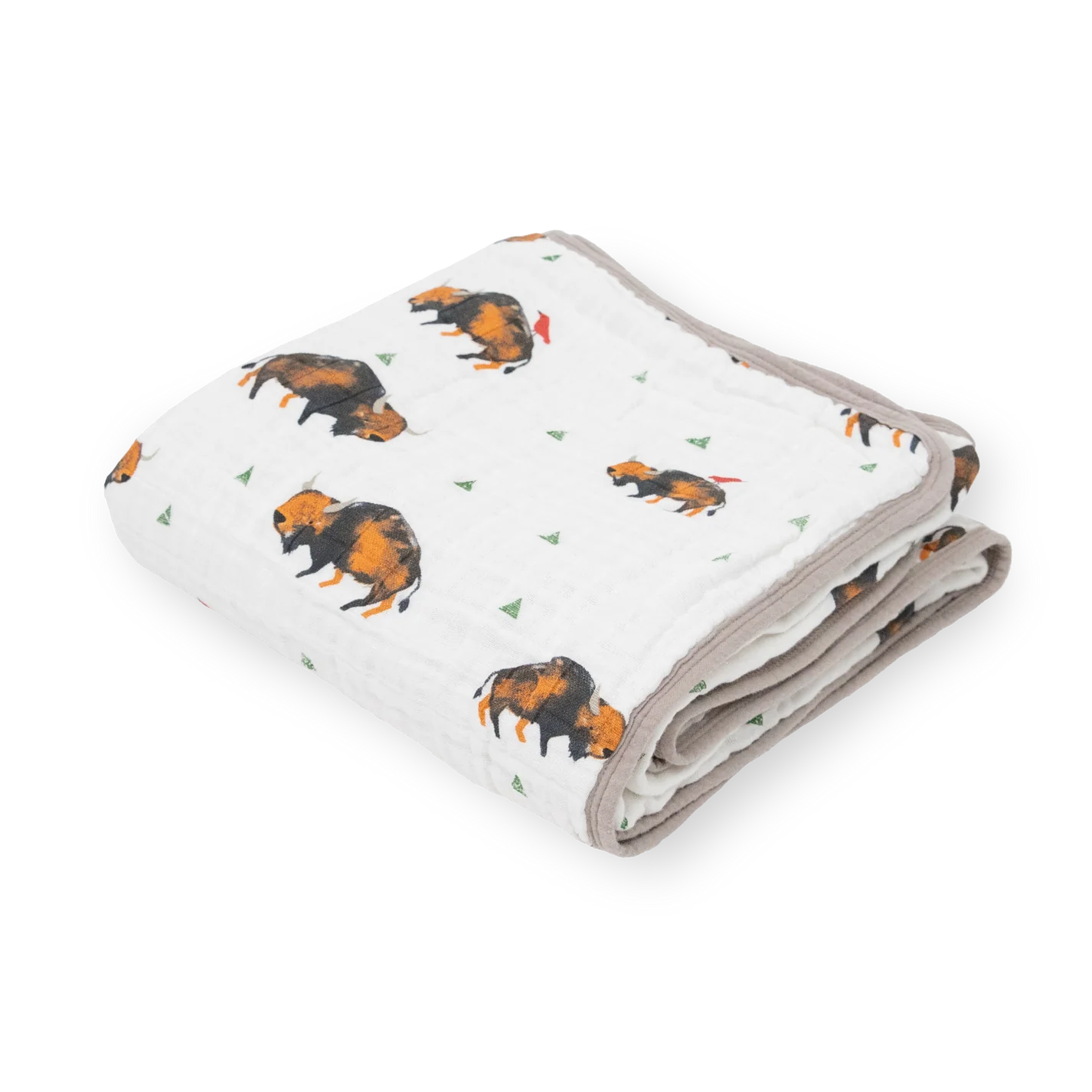 Little Unicorn Cotton Muslin Original Quilt (47"x47") / Bison